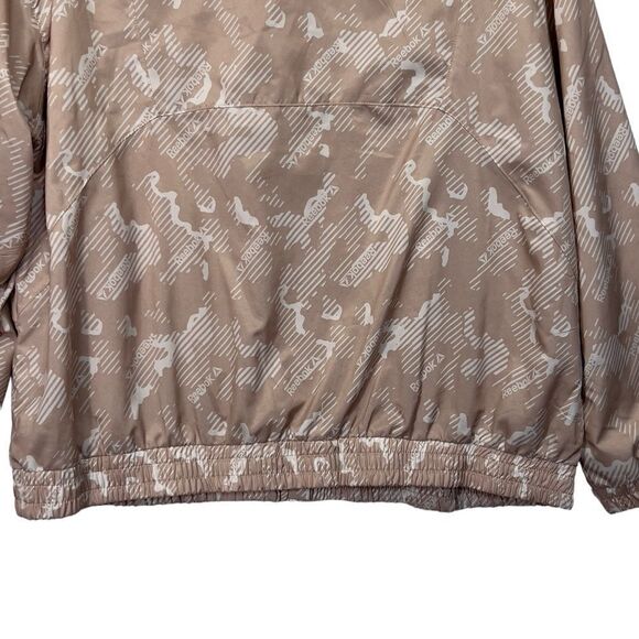 Reebok XL Printed Mesh Focus Track Jacket With Pockets Mushroom Large - Picture 13 of 16
